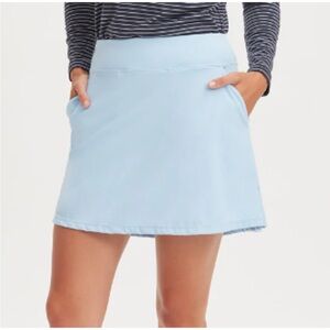 Renwick Golf Pleat Back Skort in Light Blue Size Extra Small XS (0-2) Golfer
